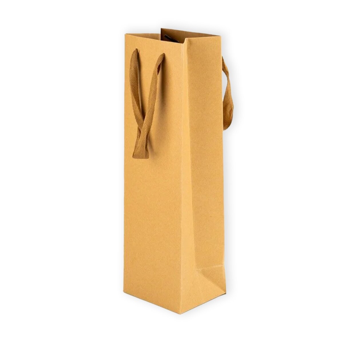 Kraft gift bag for bottle