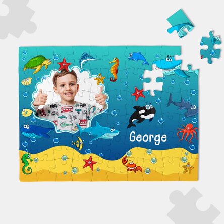 Puzzle personalizat pentru copii - Underwater