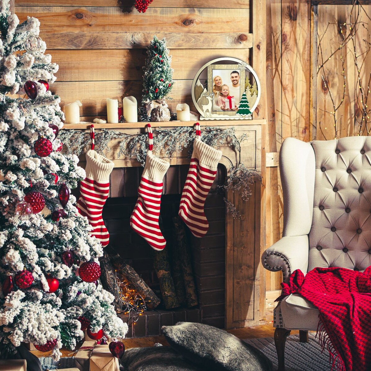 Christmas photo frame - Vester model