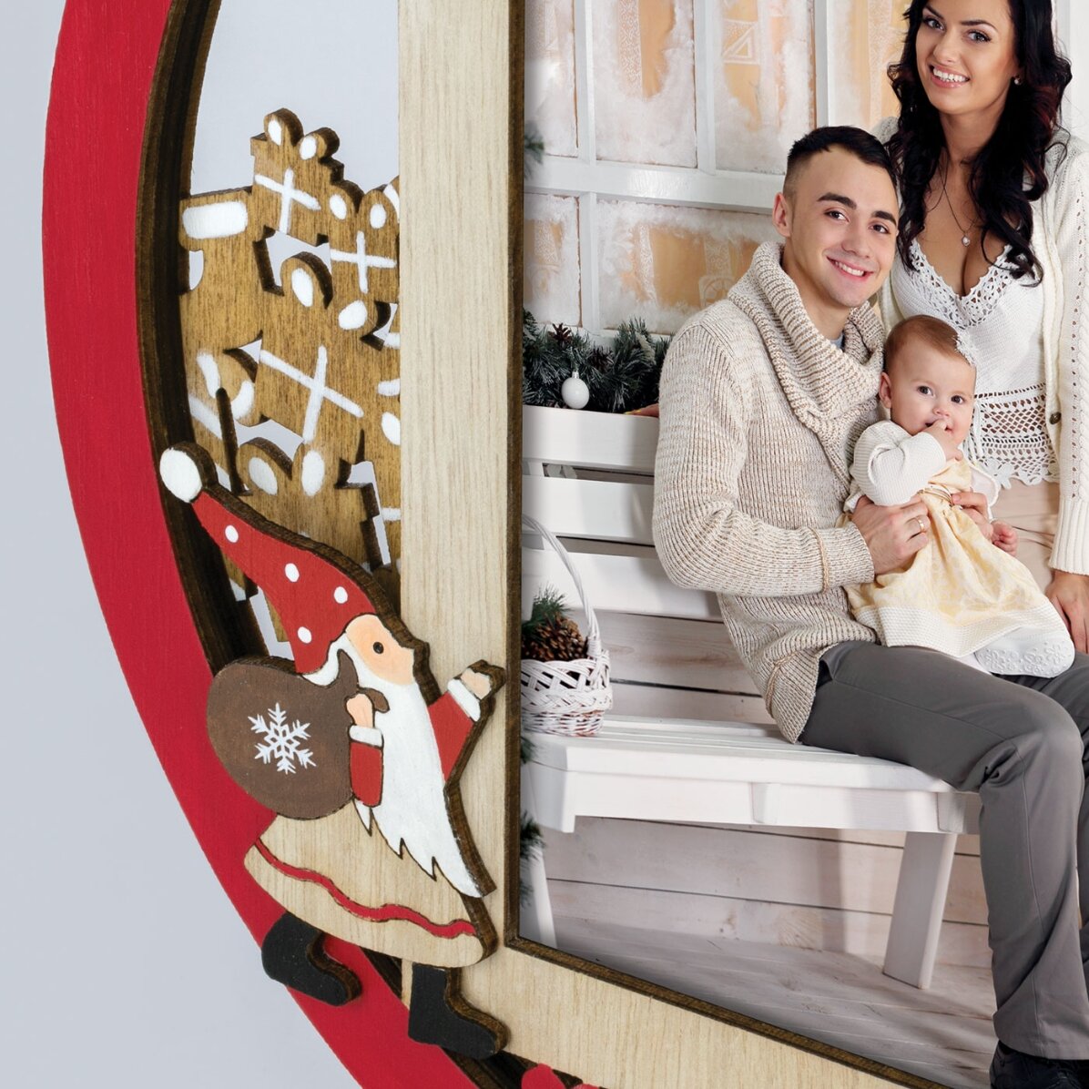 Christmas photo frame - Curtis model