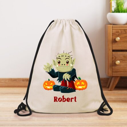 Rucsac personalizat cu nume - Halloween