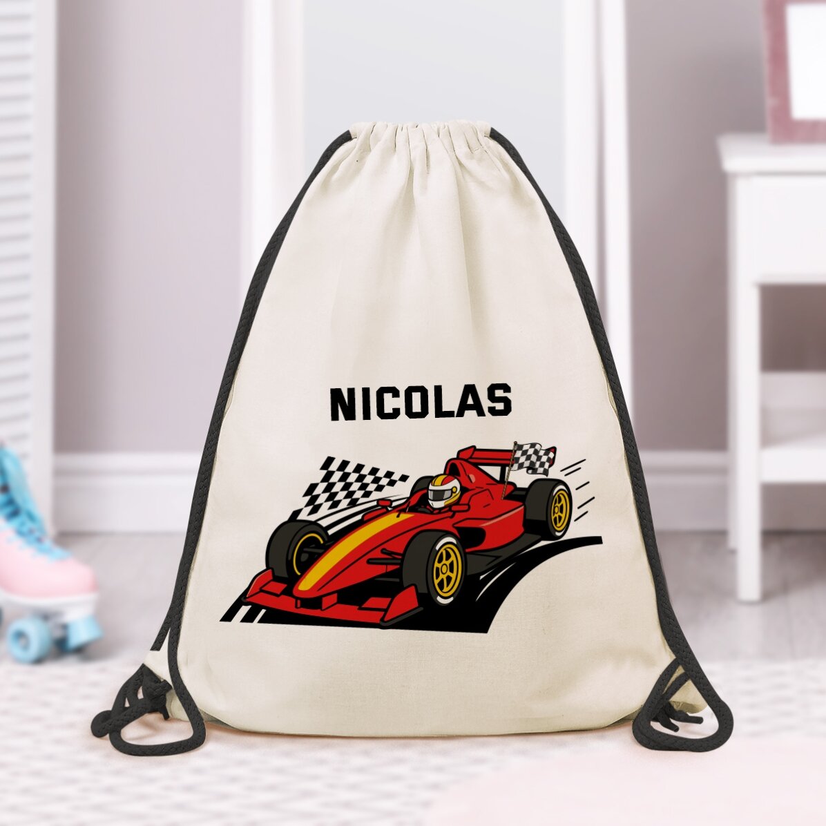 Personalised rucksack with name – Car