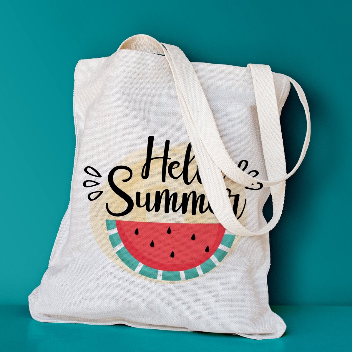 Sacoșă personalizată - Hello, summer