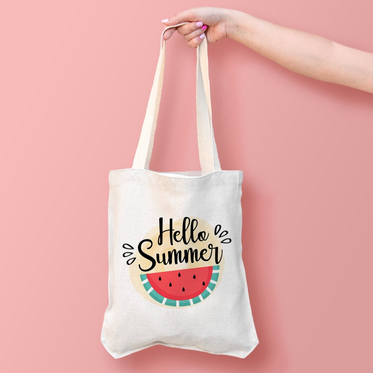 Sacoșă personalizată - Hello, summer