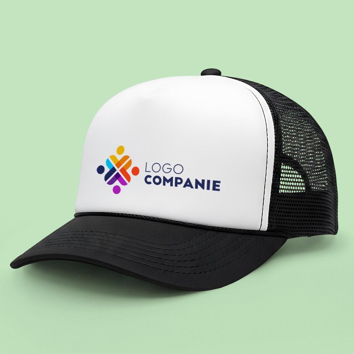 Personalised cap with logo