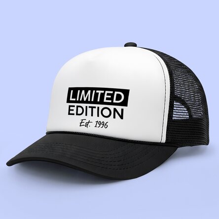 Personalised cap with message – Limited edition