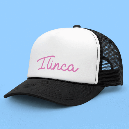 Personalised cap with name