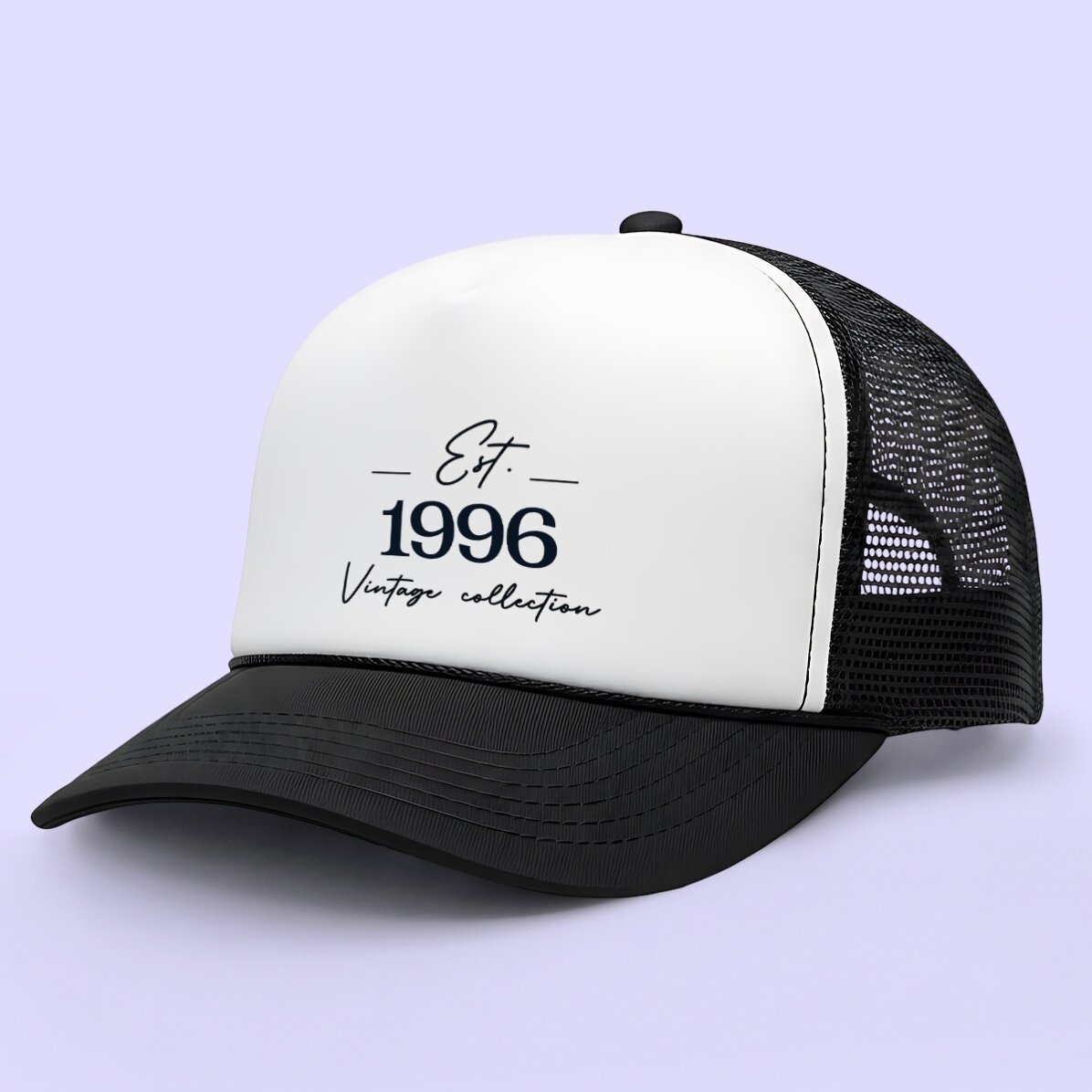 Personalised cap with text – Vintage collection