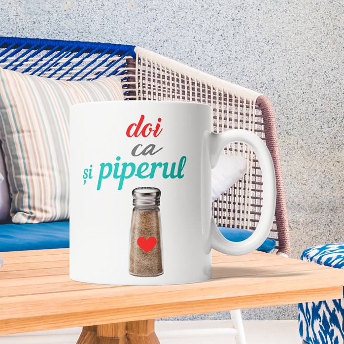 Căni pentru cuplu - sarea și piperul