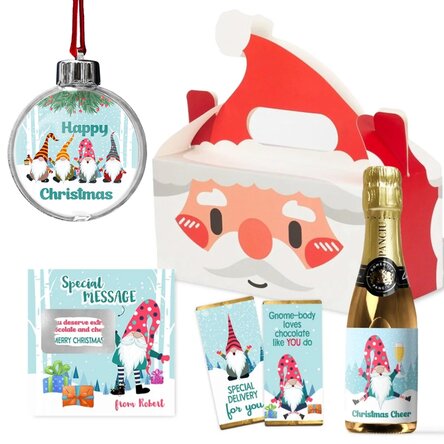 Set cadou cu card personalizat - Let it snow