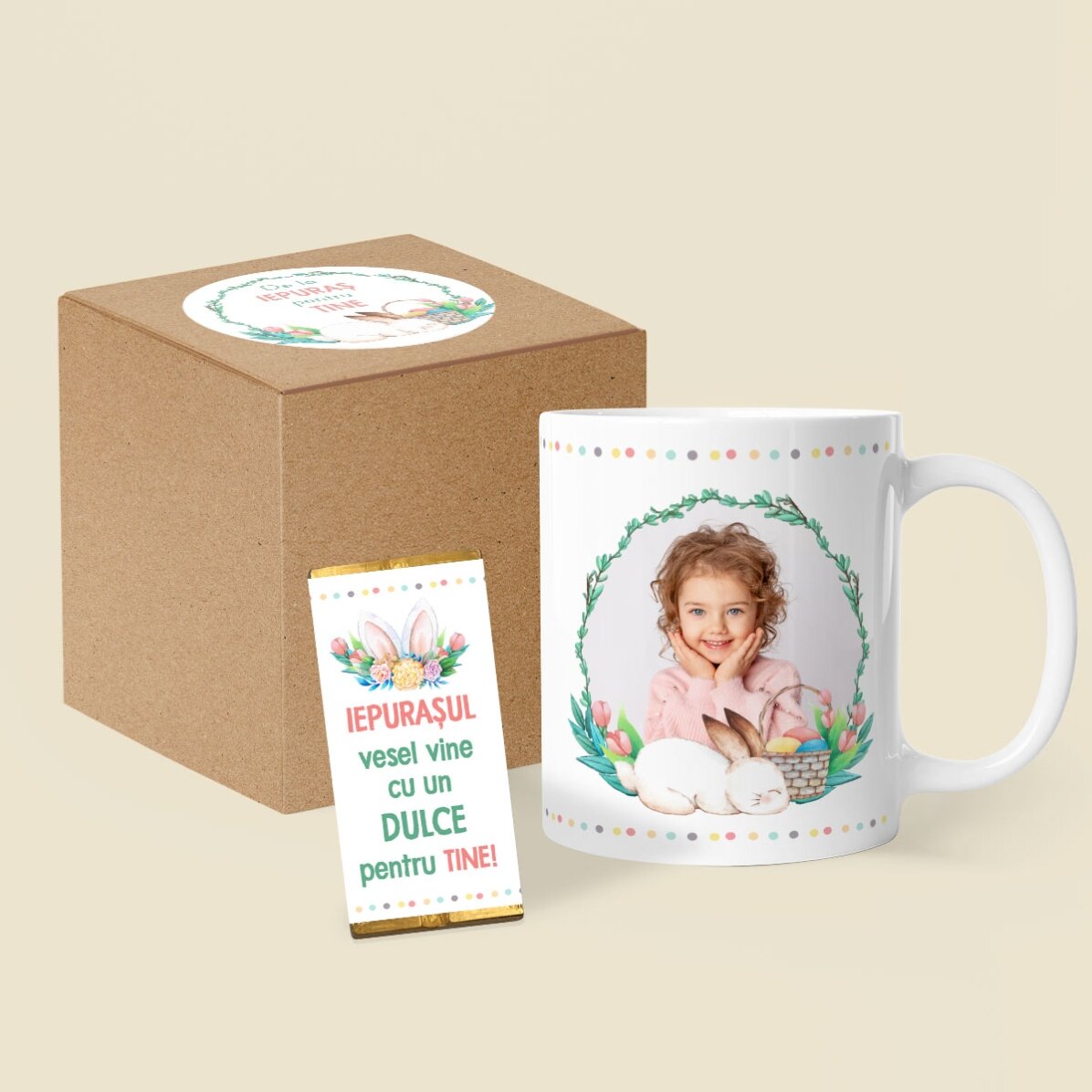 Easter gift set - The cheerful bunny