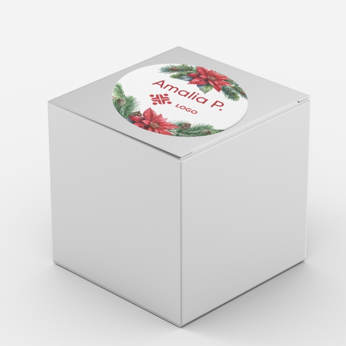 Personalised Christmas gift set with logo and message - Christmas
