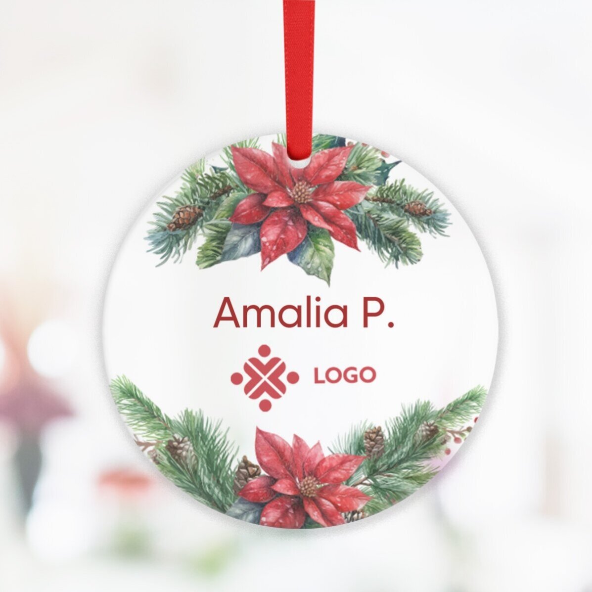 Personalised Christmas gift set with logo and message - Christmas