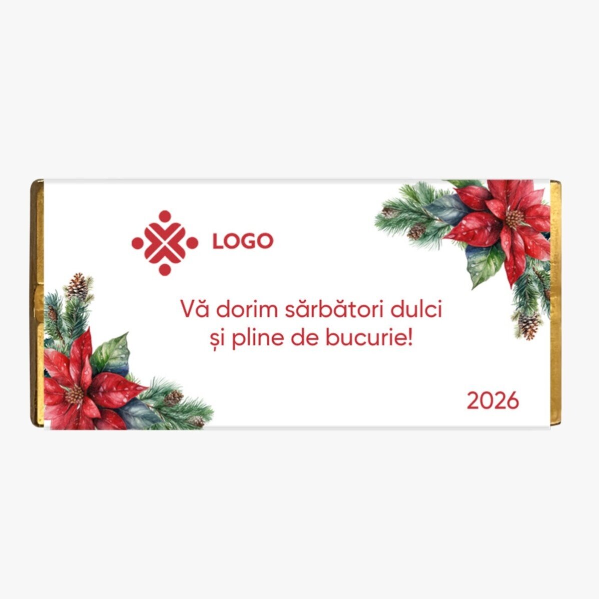 Personalised Christmas gift set with logo and message - Christmas