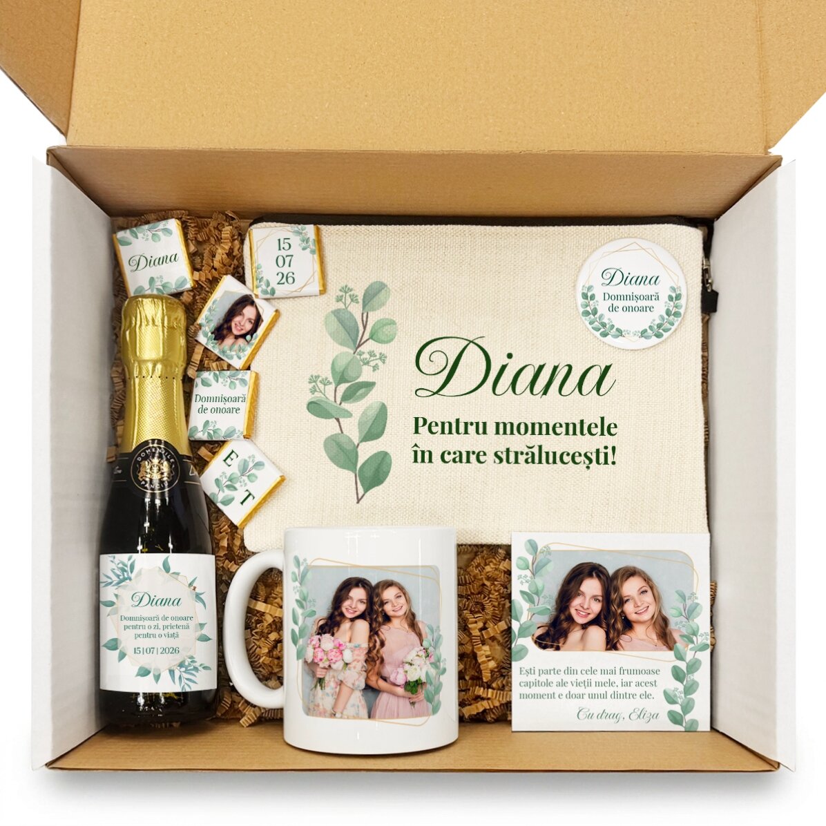 Gift set for the maid of honour