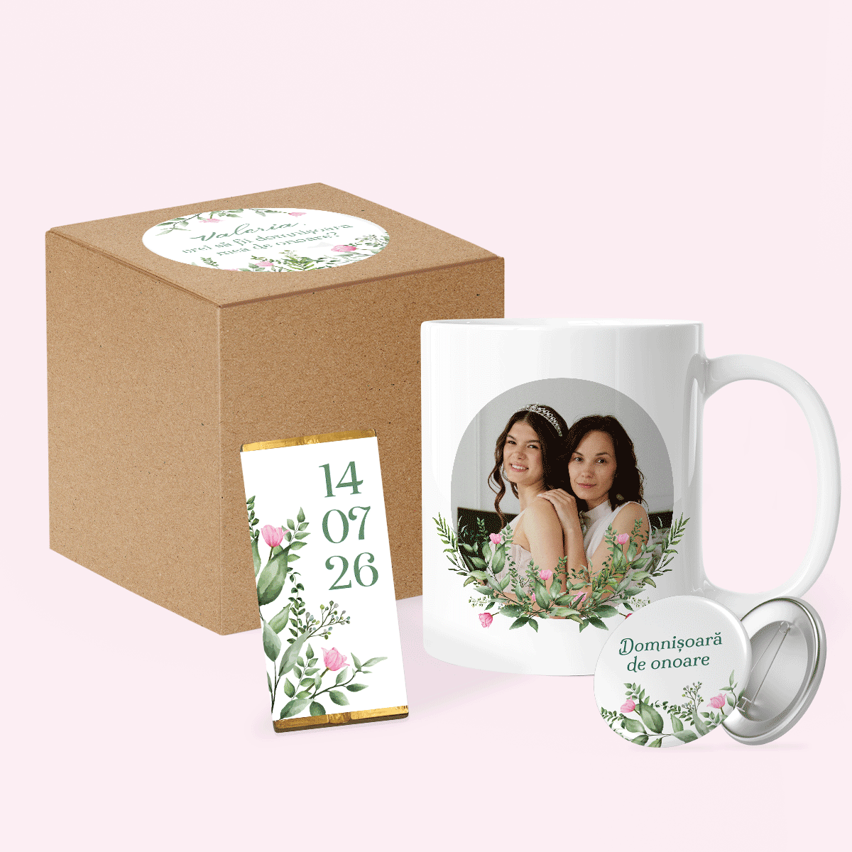 Gift set for bridesmaids