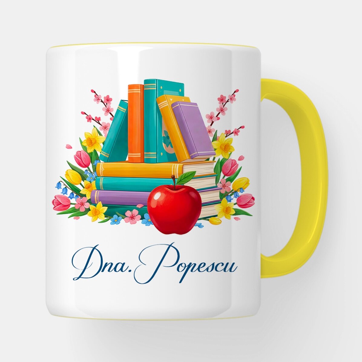 Gift set for teachers - Books and flowers