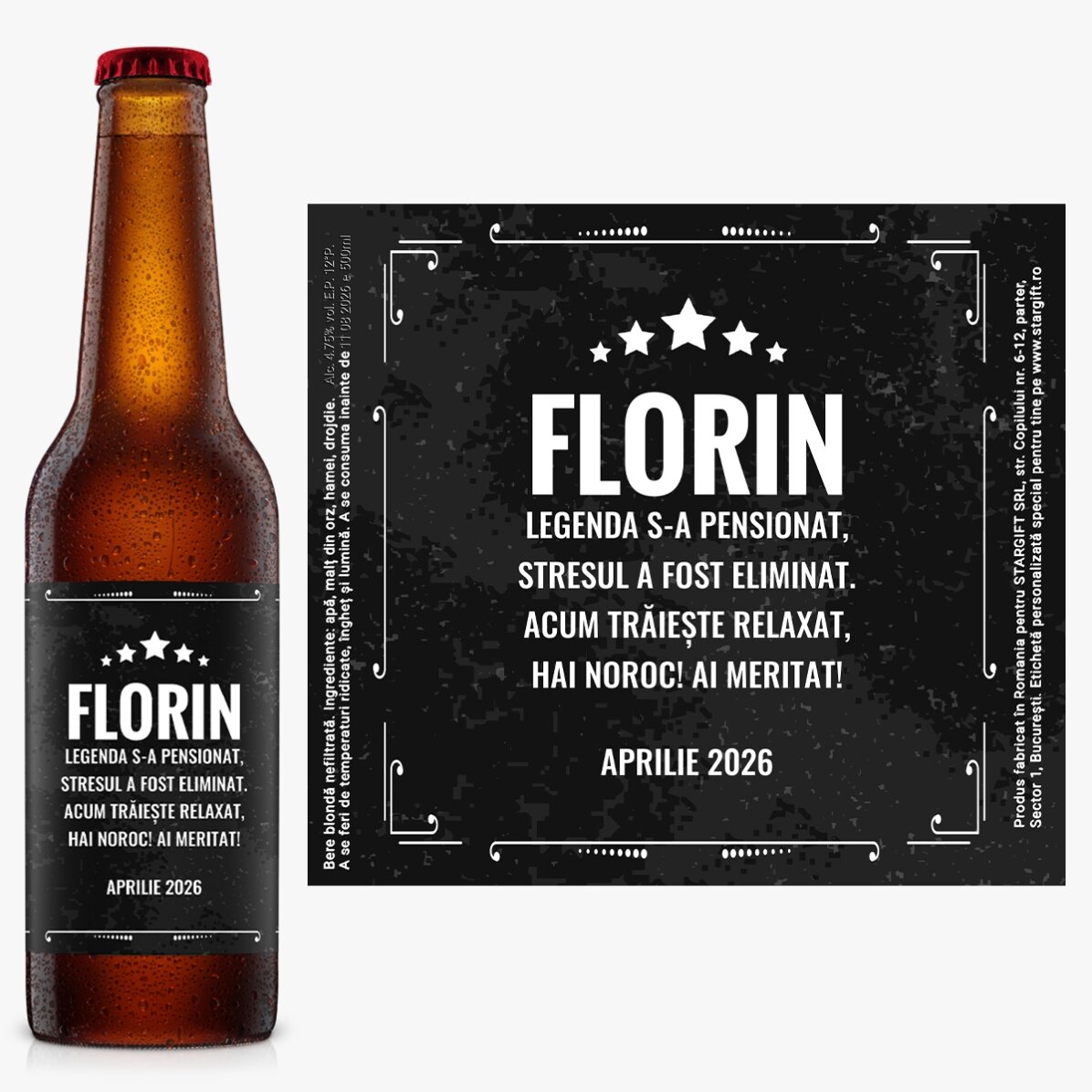 Personalised gift set – The Legend Has Retired