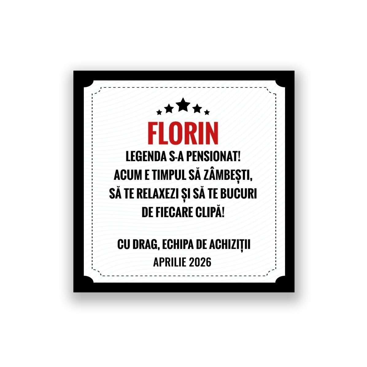 Personalised gift set – The Legend Has Retired