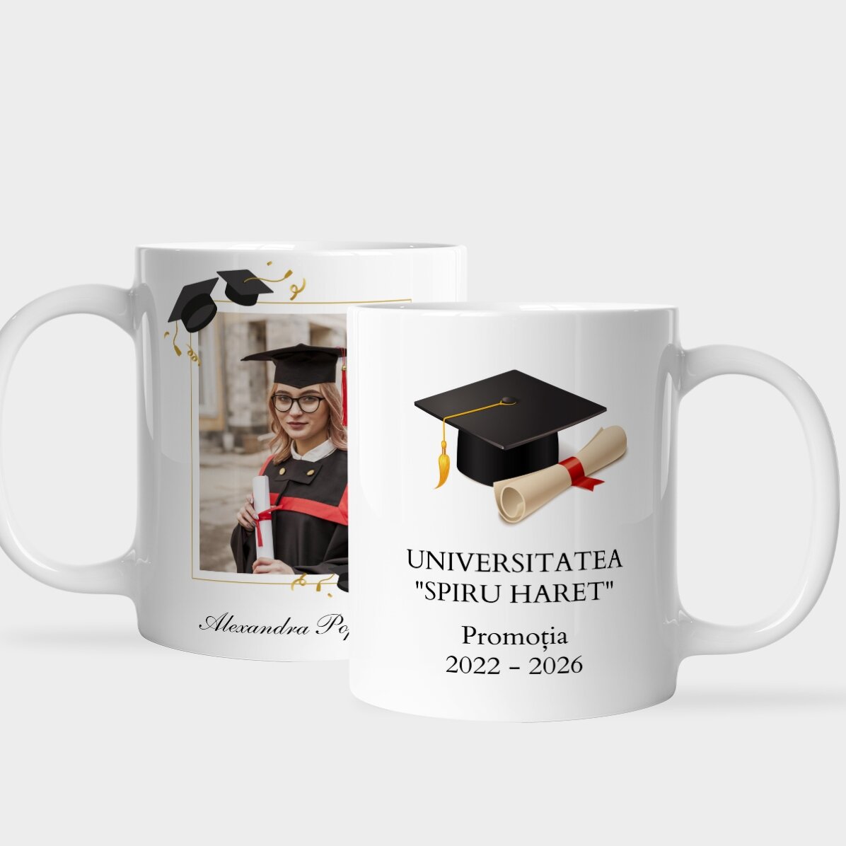 Personalised gift set for graduates