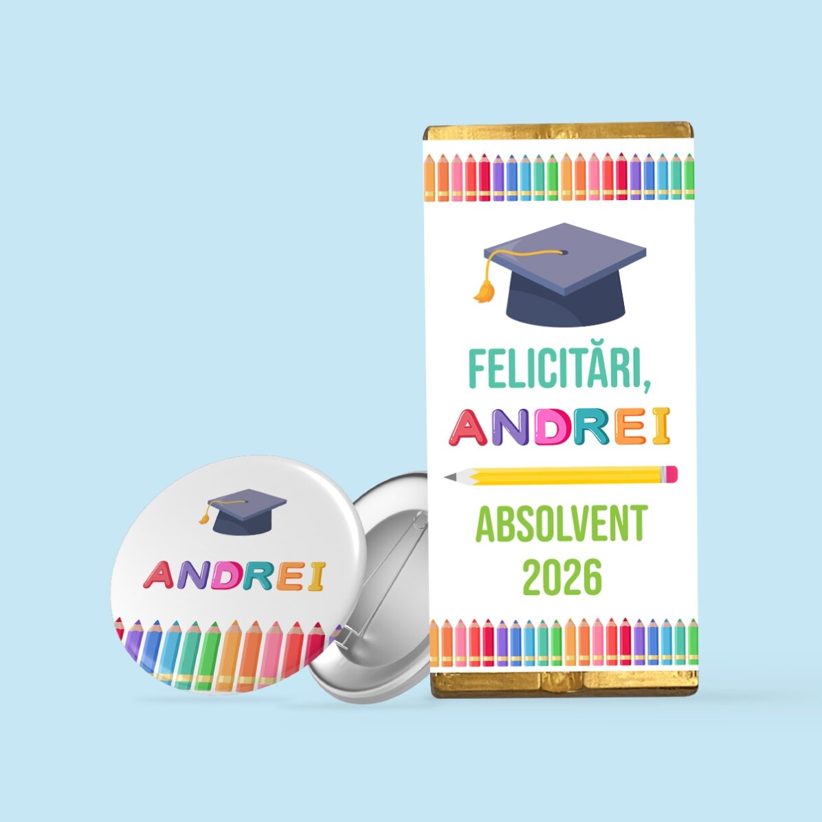 Personalised gift set for children – Graduation