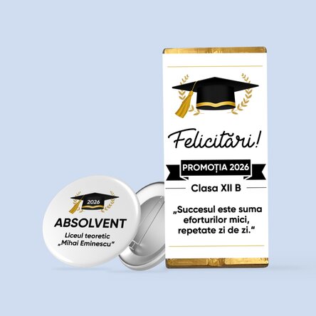 Personalised gift set for graduating classes
