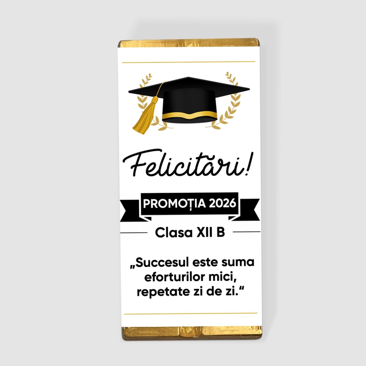 Personalised gift set for graduating classes