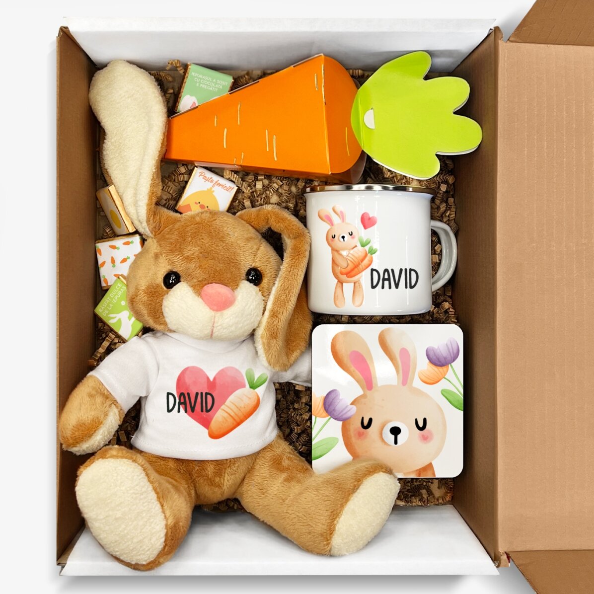 Personalised gift set for children - Happy Easter