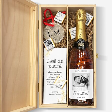 Personalised wedding gift set