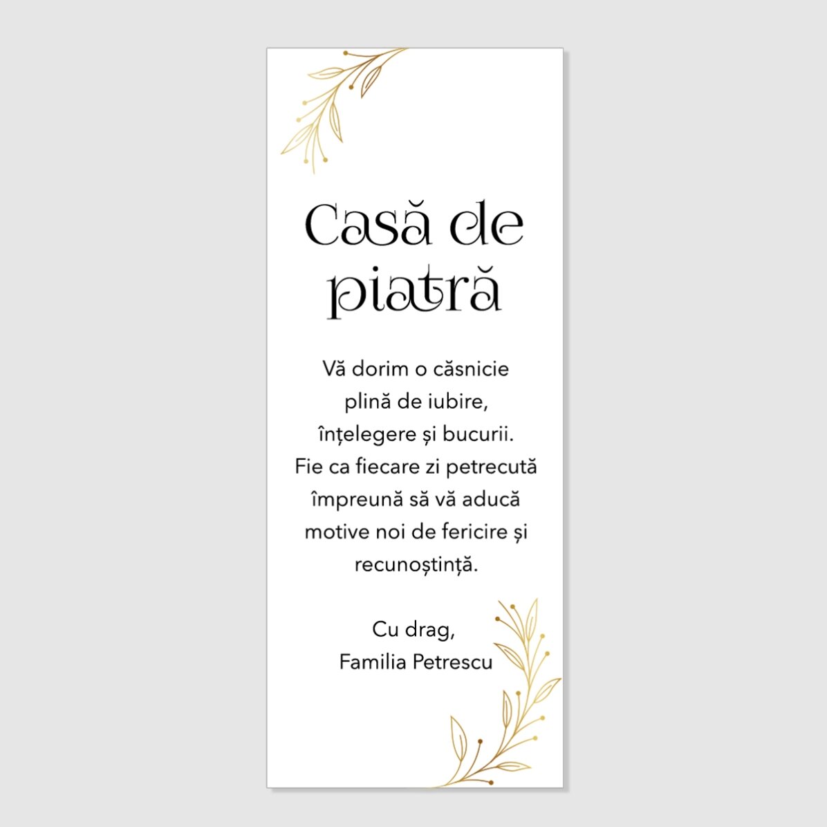 Personalised wedding gift set