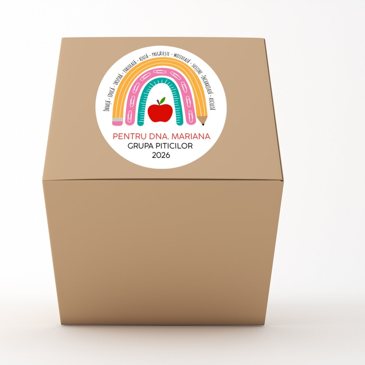 Personalised gift set for nursery teachers/teachers