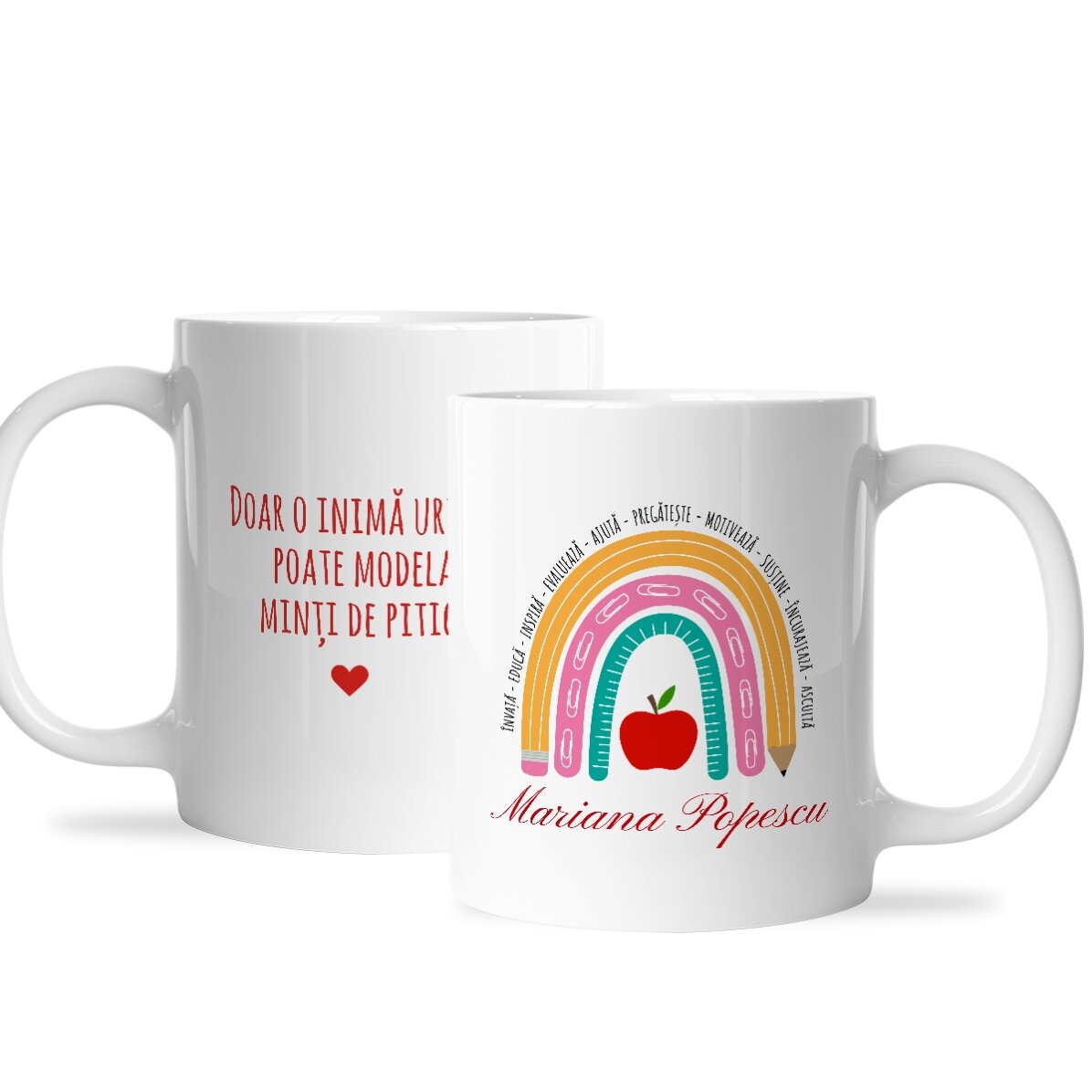 Personalised gift set for nursery teachers/teachers