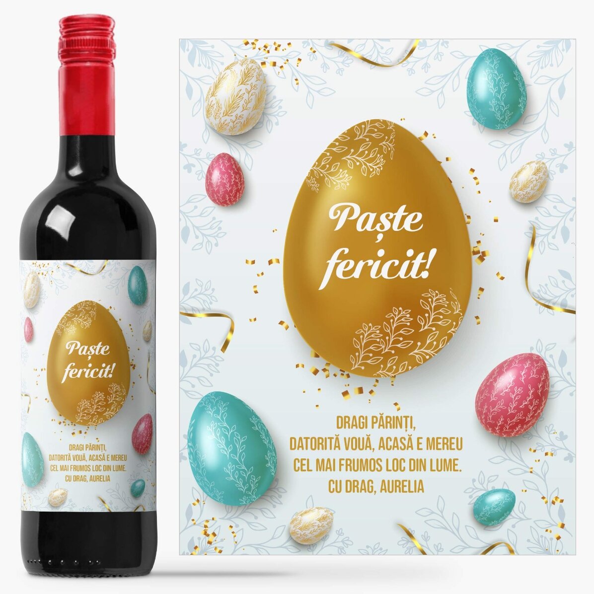 Personalised gift set - Easter at home