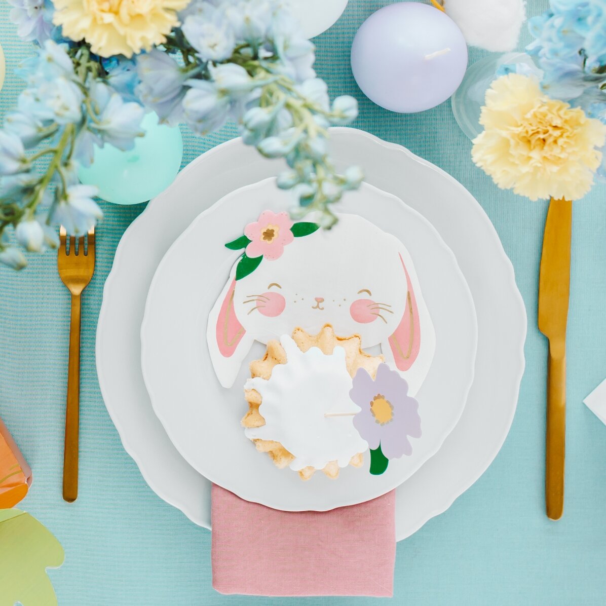 Set of 20 decorative napkins - Bunny