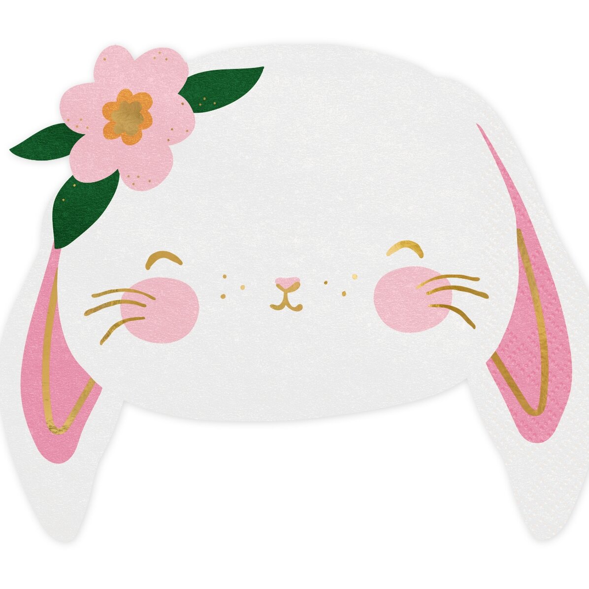 Set of 20 decorative napkins - Bunny