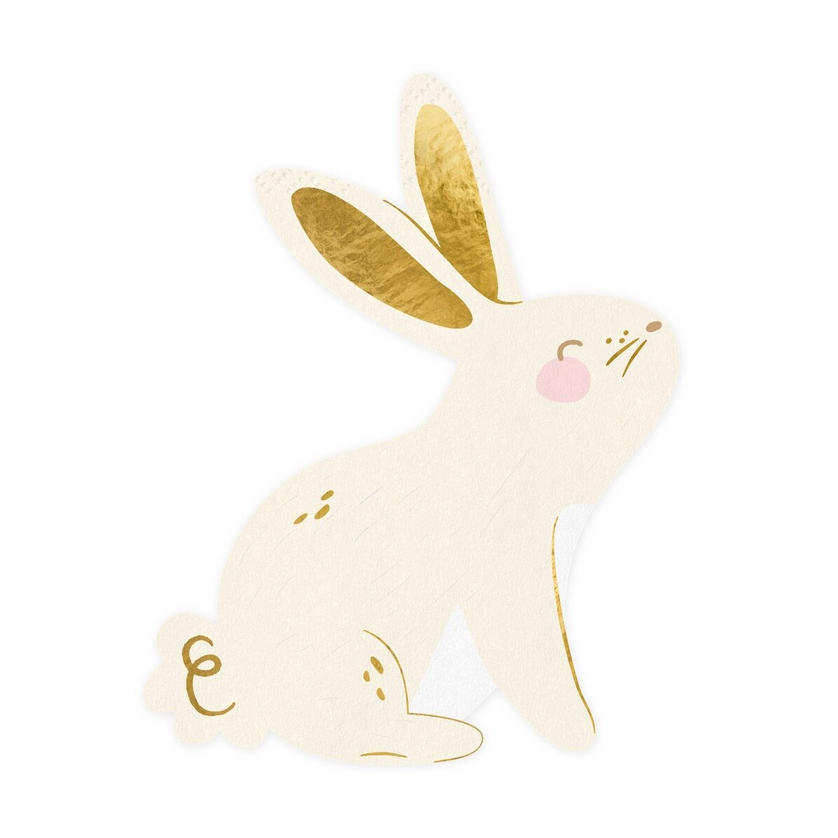 Set of 20 decorative napkins - Bunny