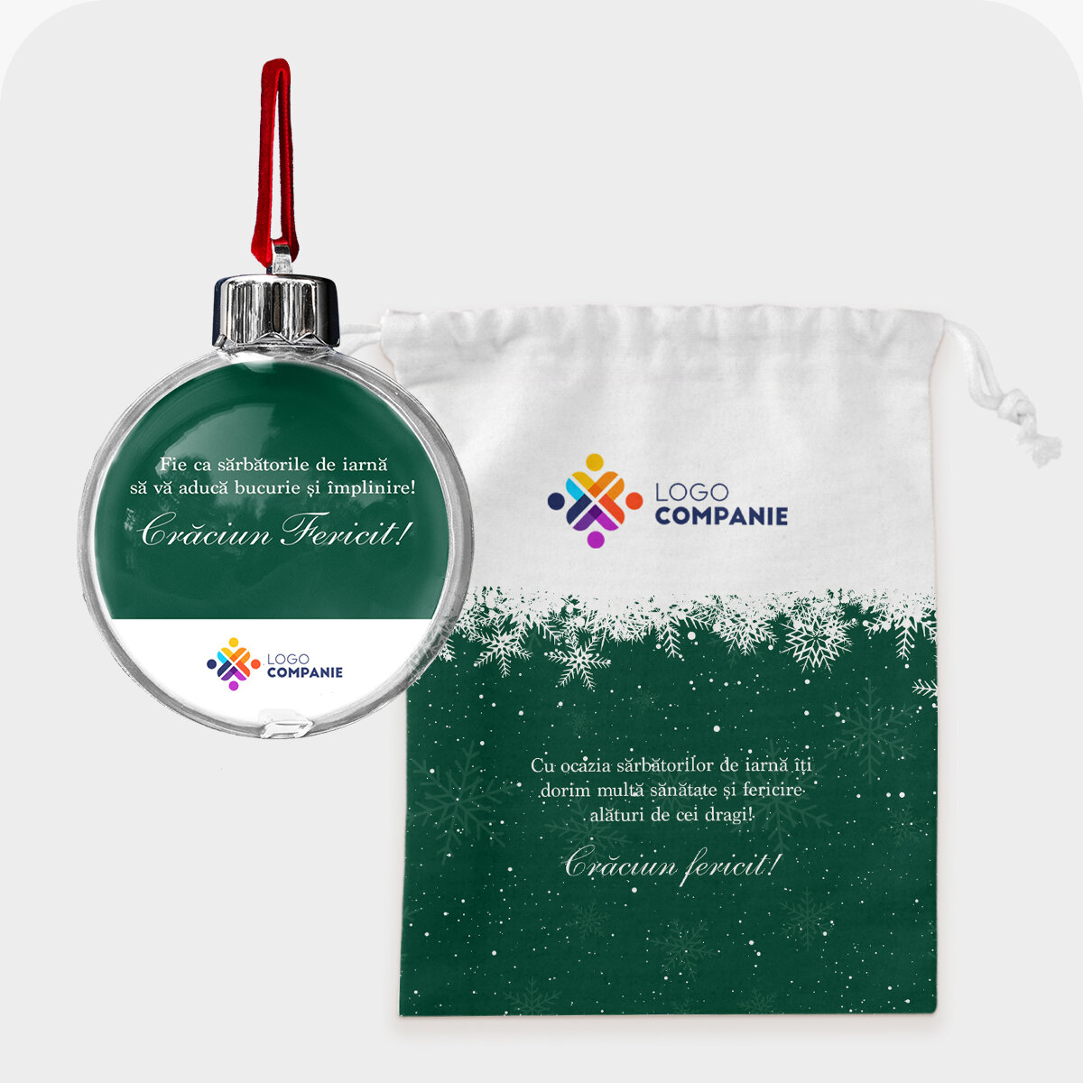 Set - Christmas Globe