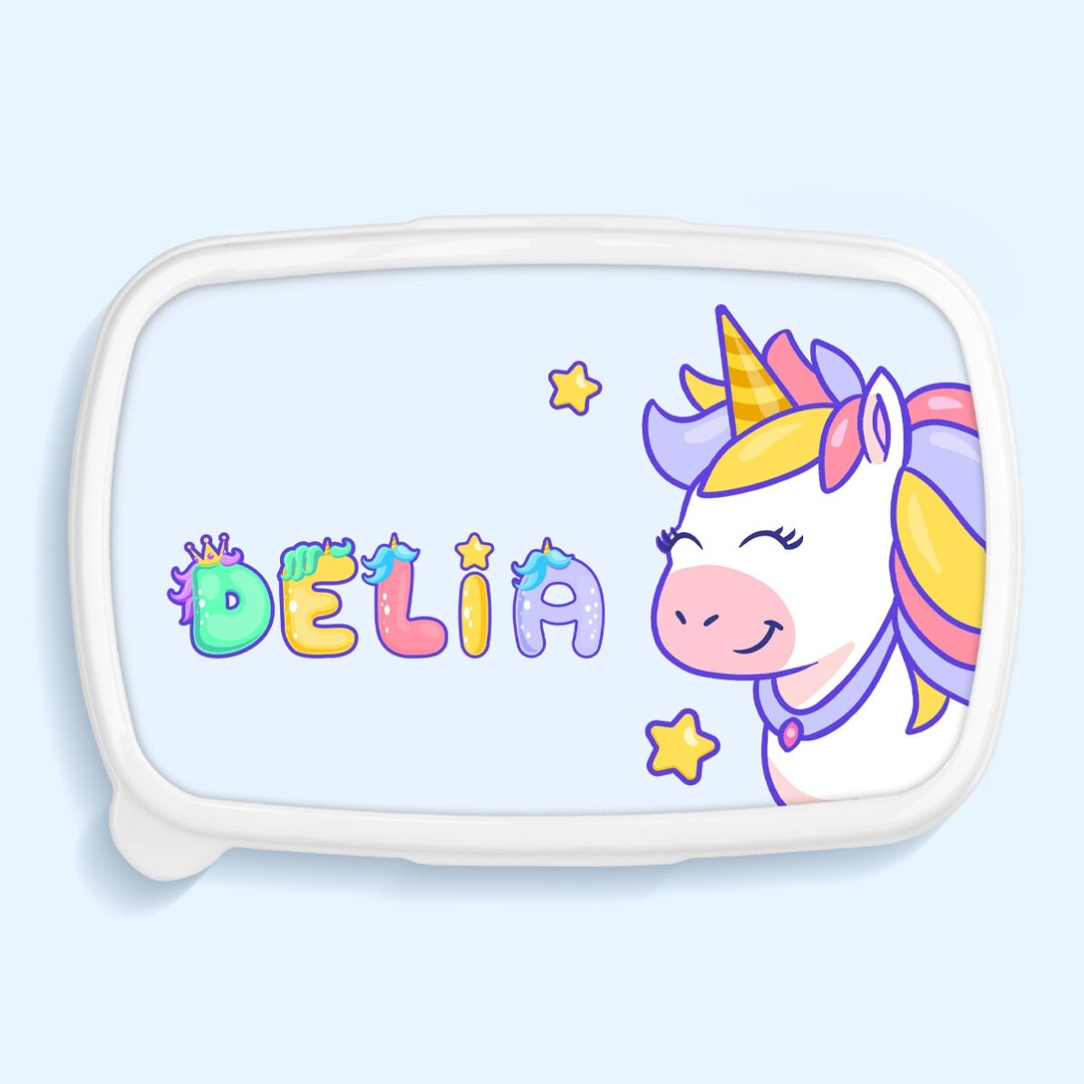 Personalised set for nursery or school – Unicorn