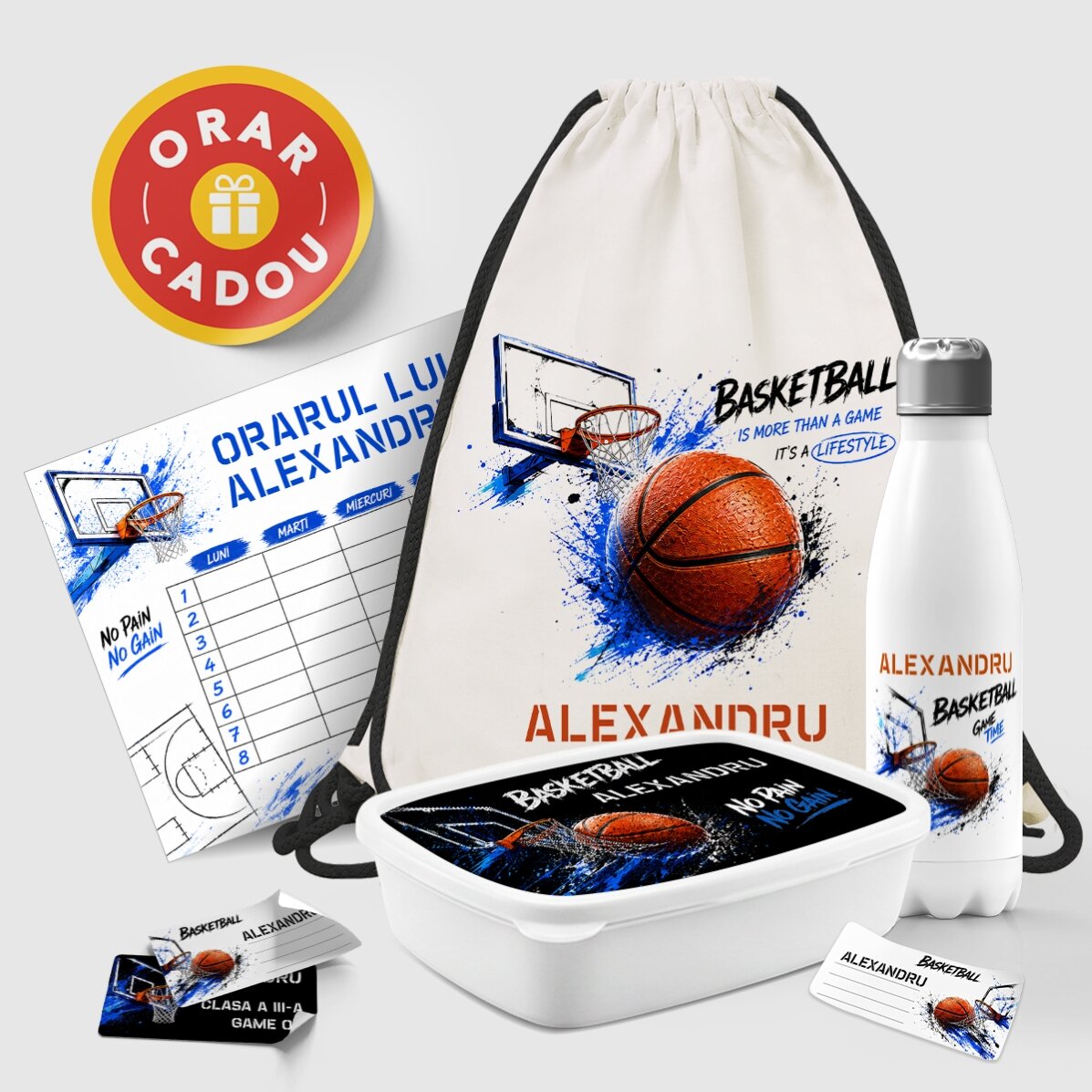 Personalised school kit – Basketball