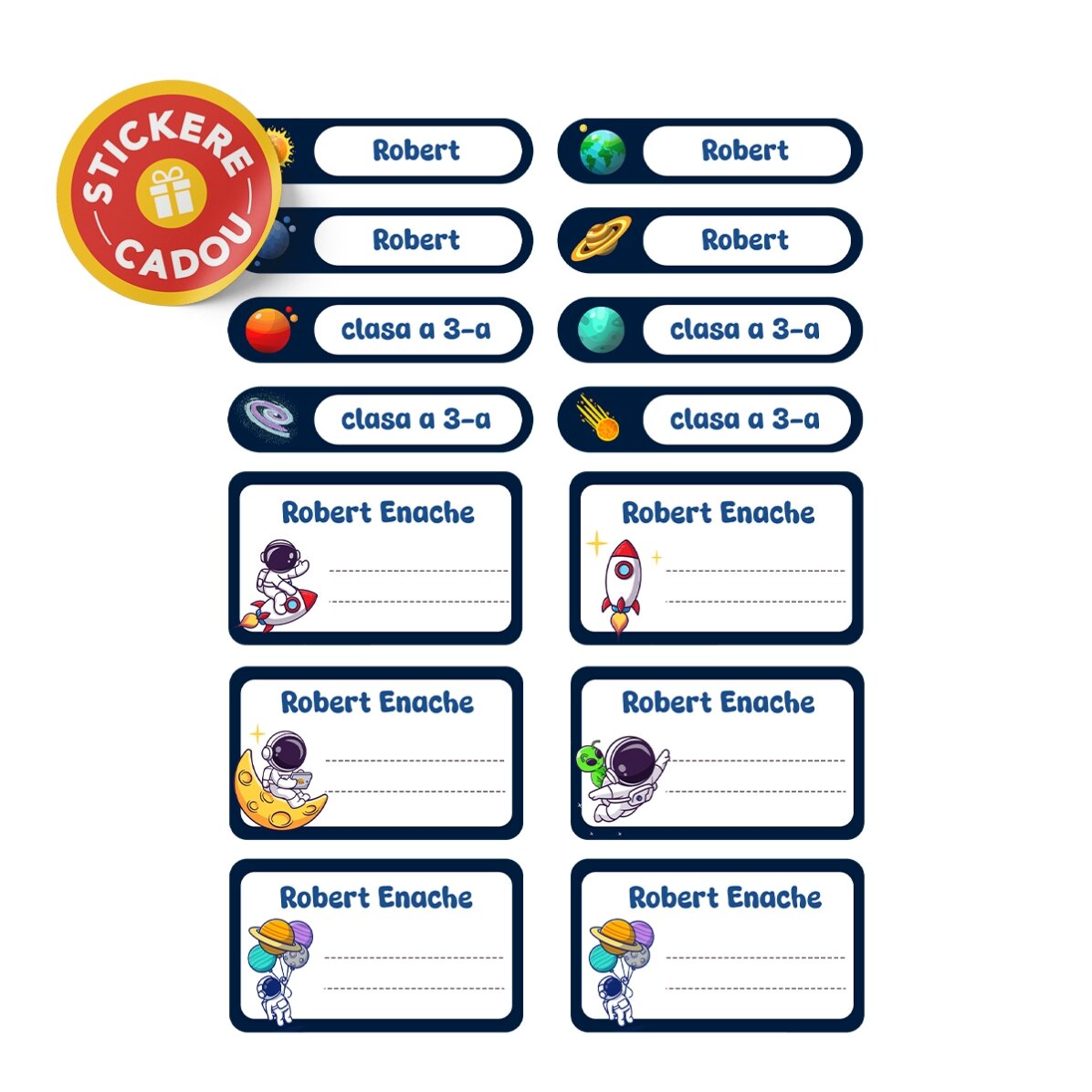 Personalised school set – Space Explorer