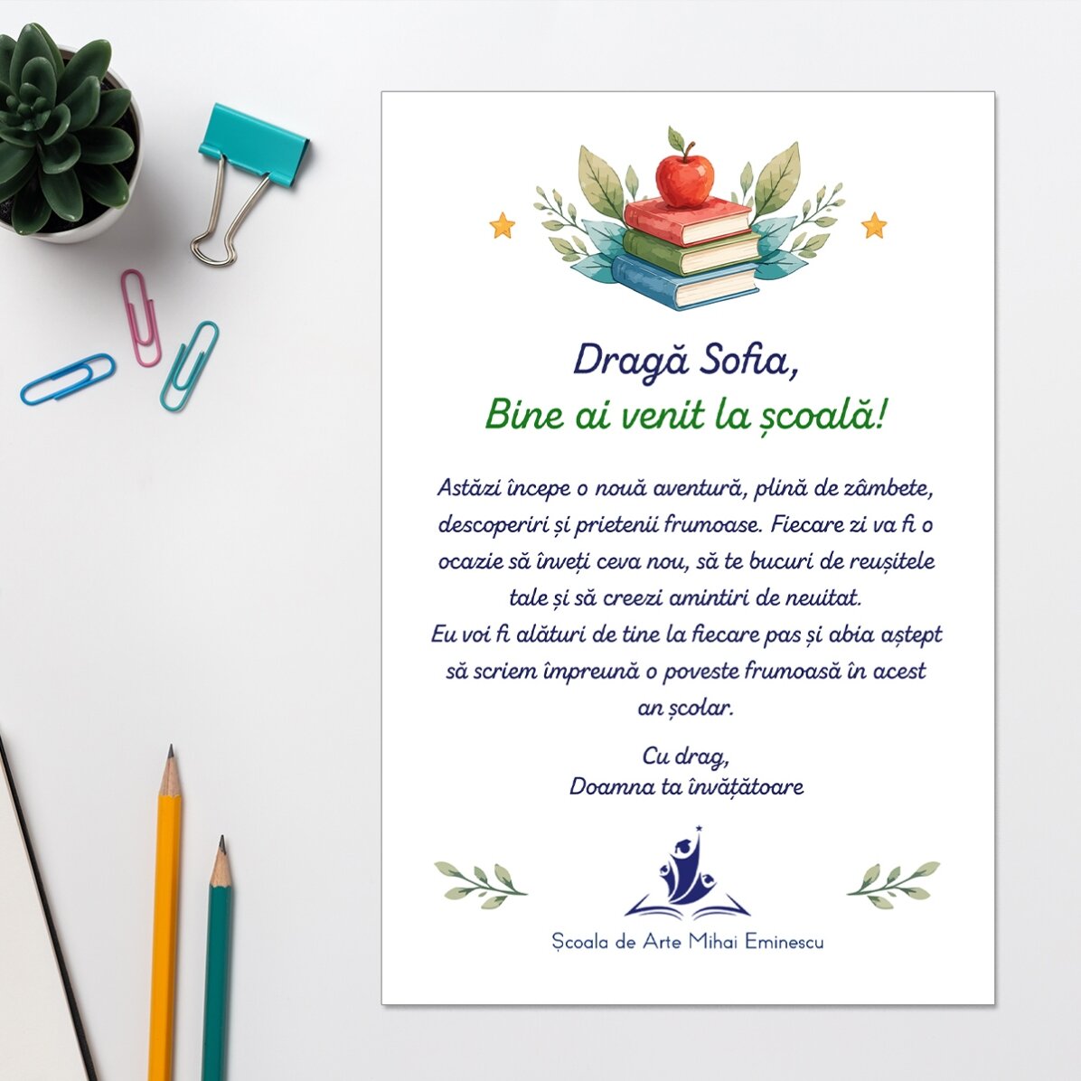 Personalised school kit – Welcome back