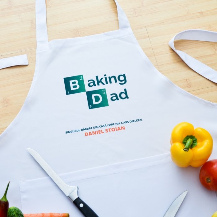 Șorț personalizat - Baking Person