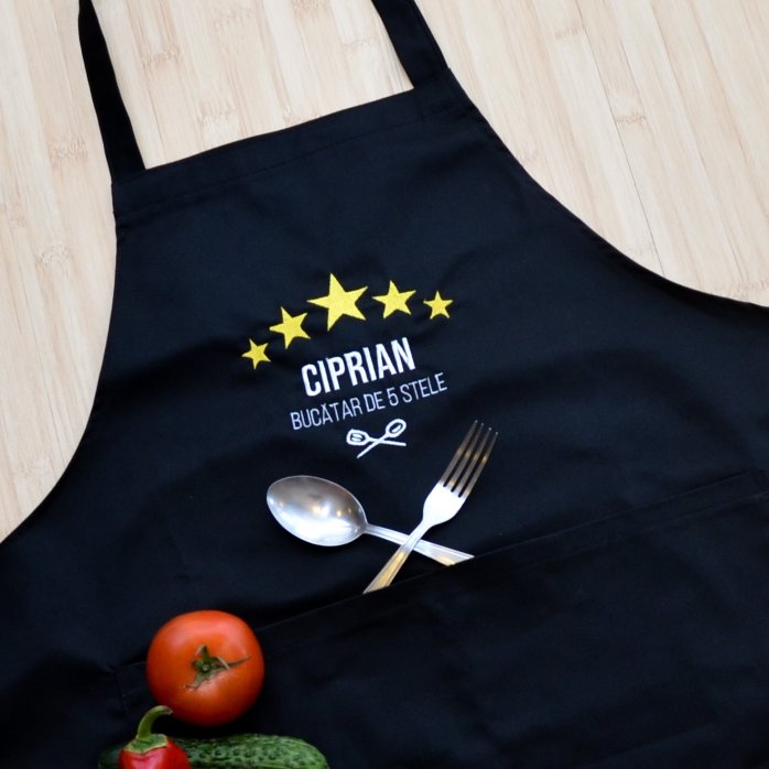 Șorț personalizat - Chef de 5 stele