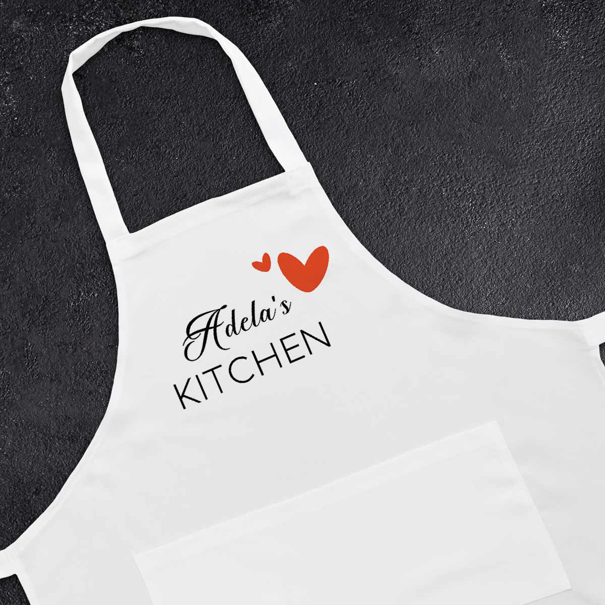 Șorț personalizat cu mesaj - Hearts