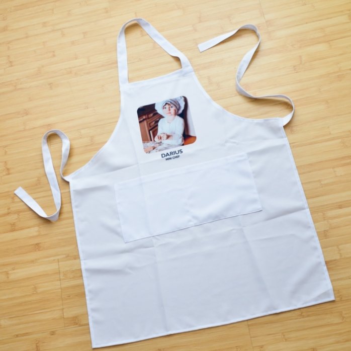 Șorț personalizat cu o poză și text