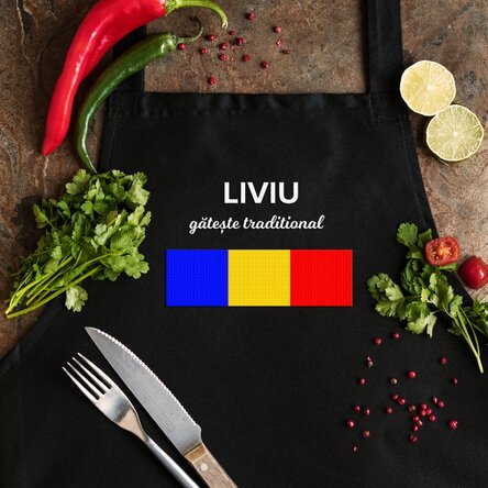 Șorț personalizat - Gătește românește