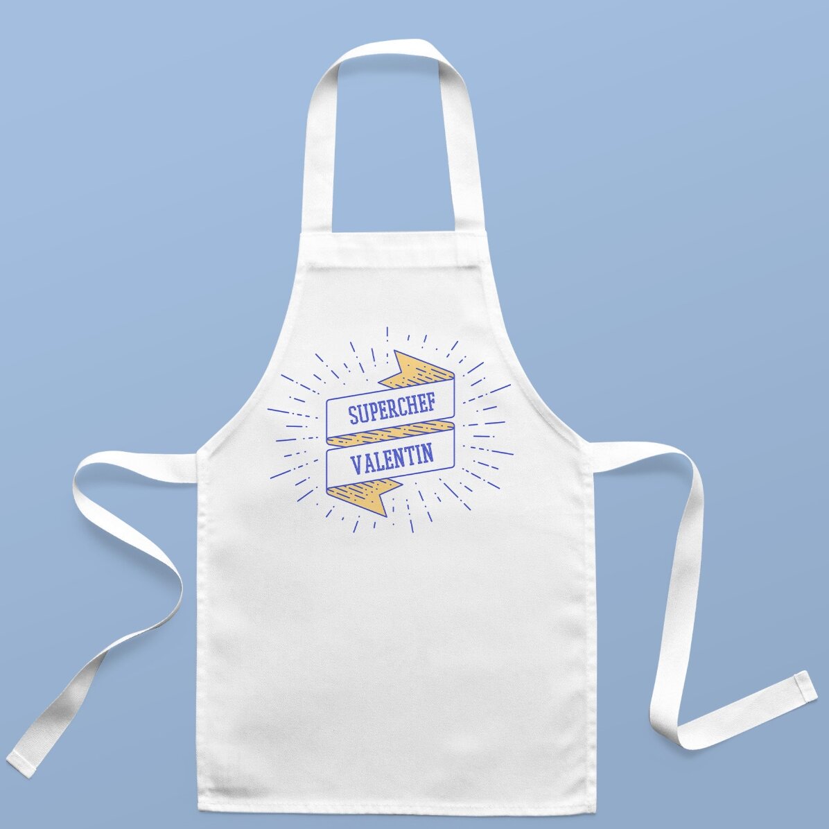 Șorț personalizat pentru copii cu text - Superchef