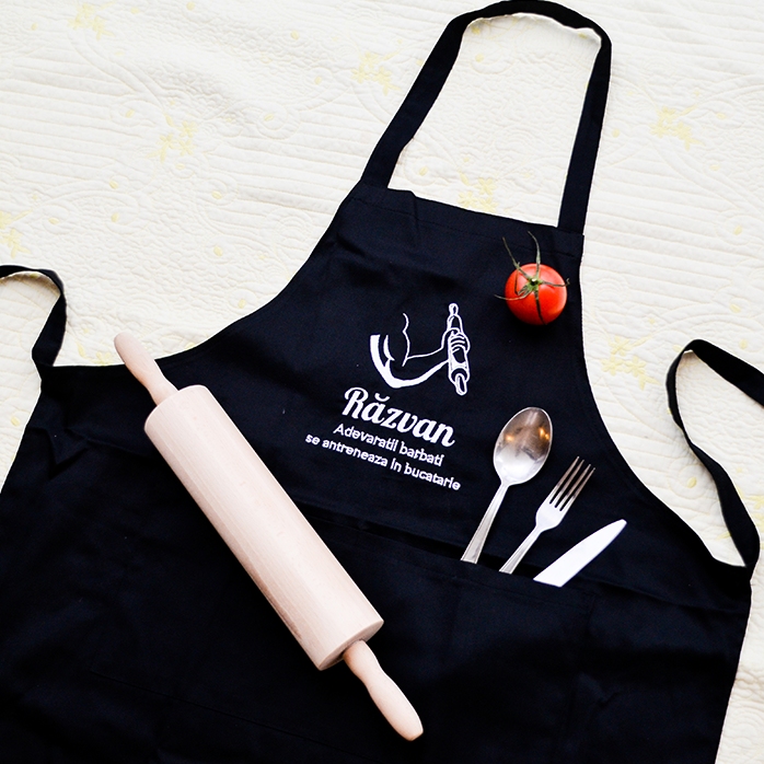 Șorț personalizat cu text - Sport în bucătărie