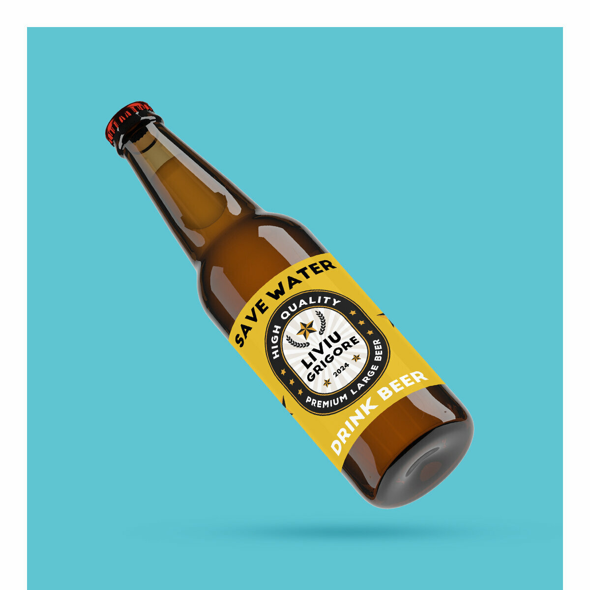 Personalised beer bottles
