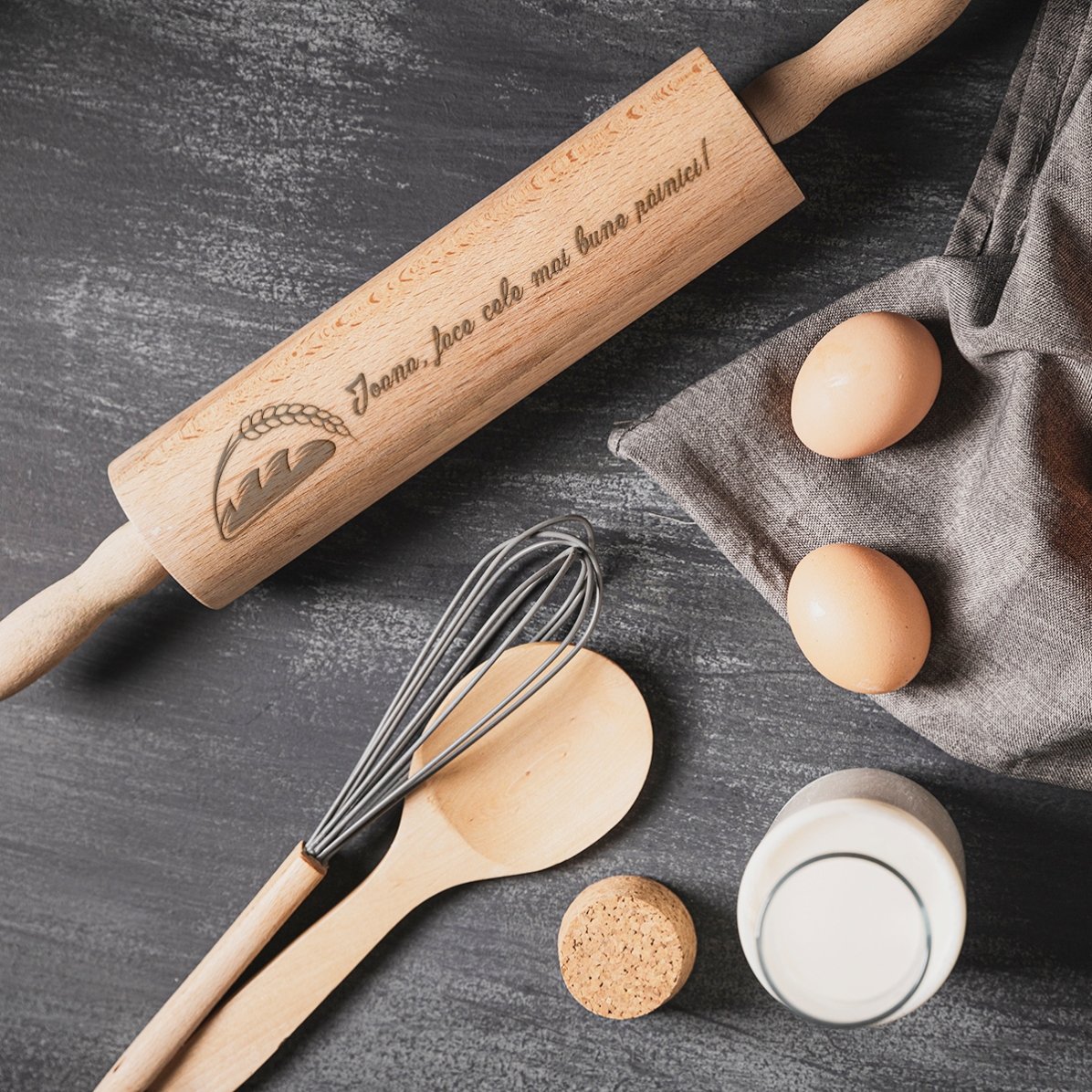 Personalised wooden rolling pin - The best rolling pins